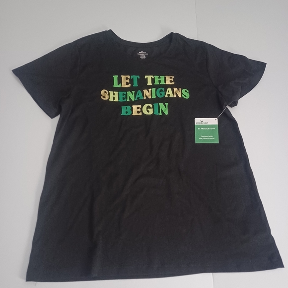 Celebrate It St Patrick's Day Shenanigans Tee Sz L - Picture 2 of 4